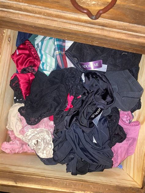 stepson looks at moms panties.